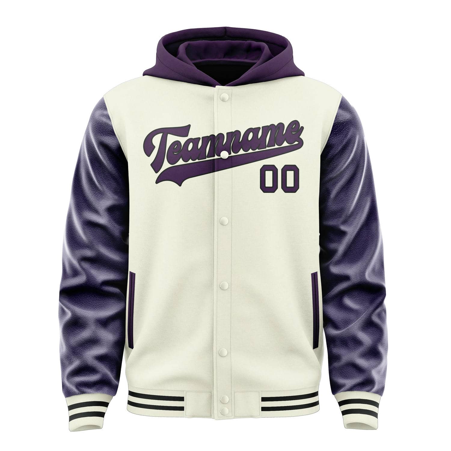 Custom Cream Purple Jacket