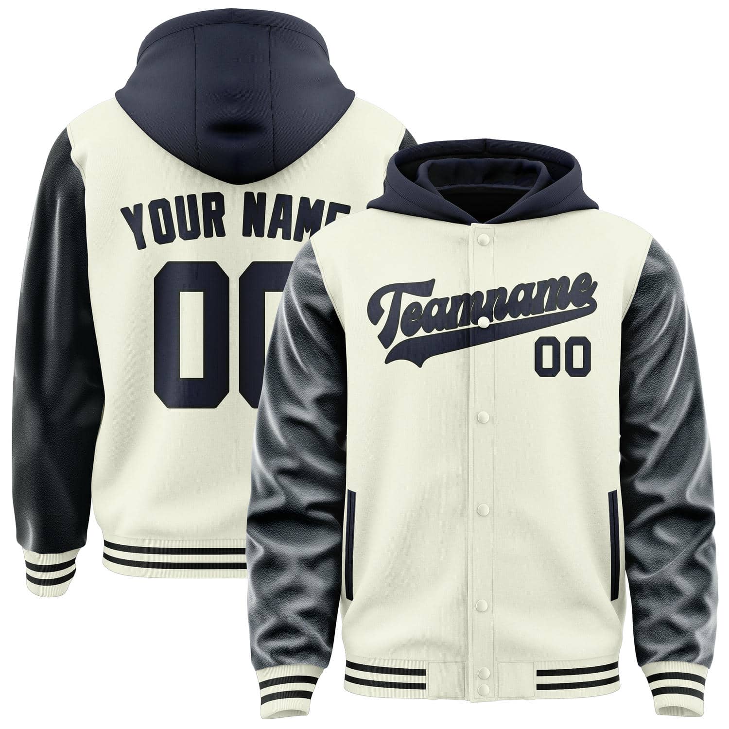 Custom Cream Navy Jacket