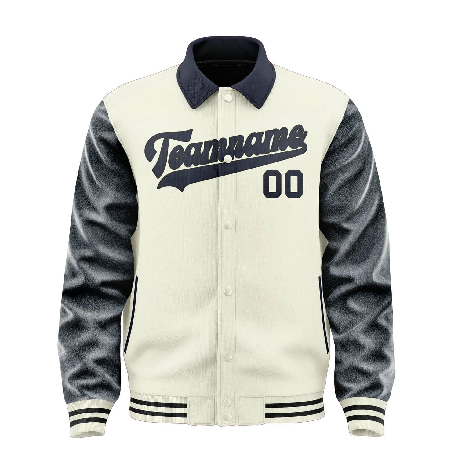 Custom Cream Navy Jacket