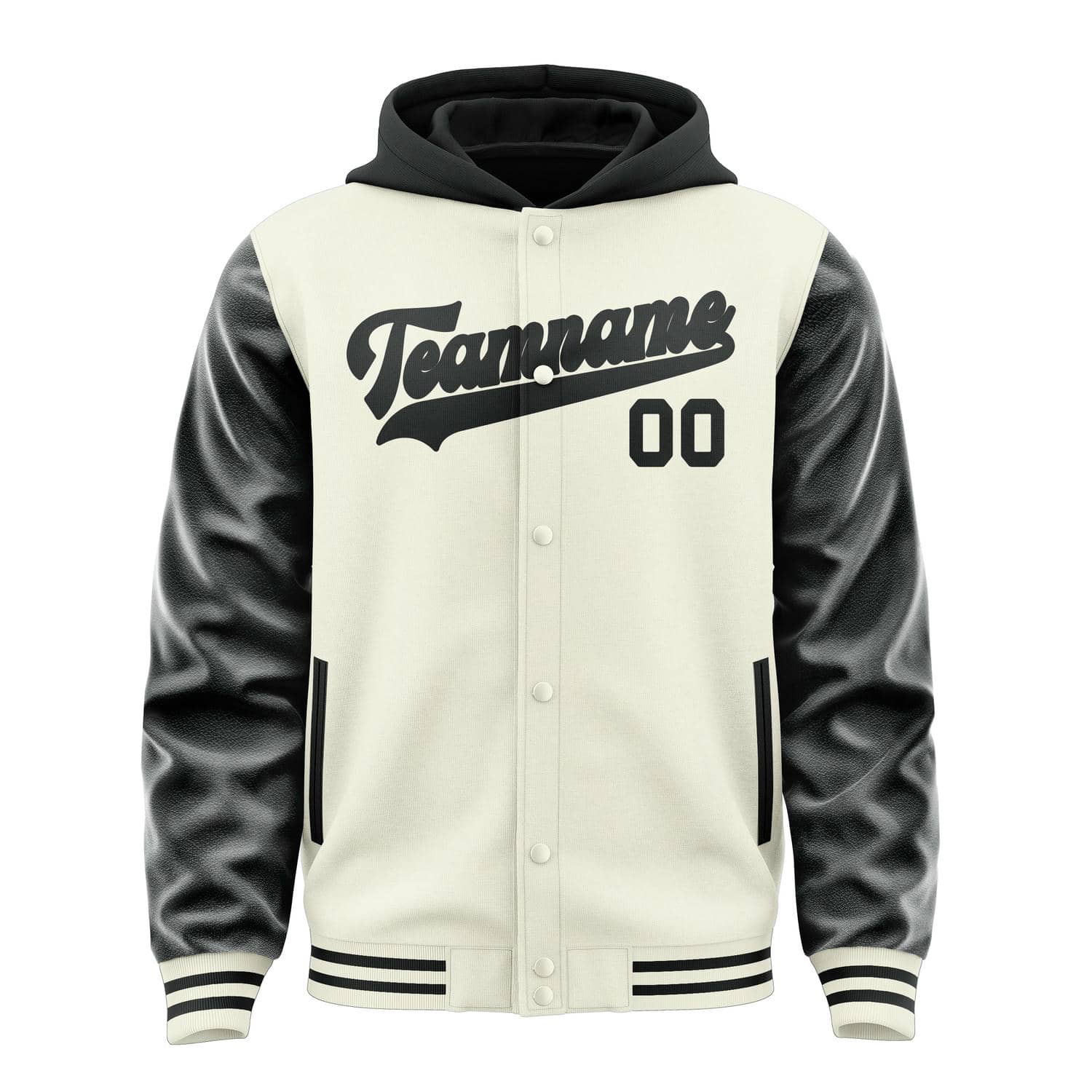 Custom Cream Black Jacket