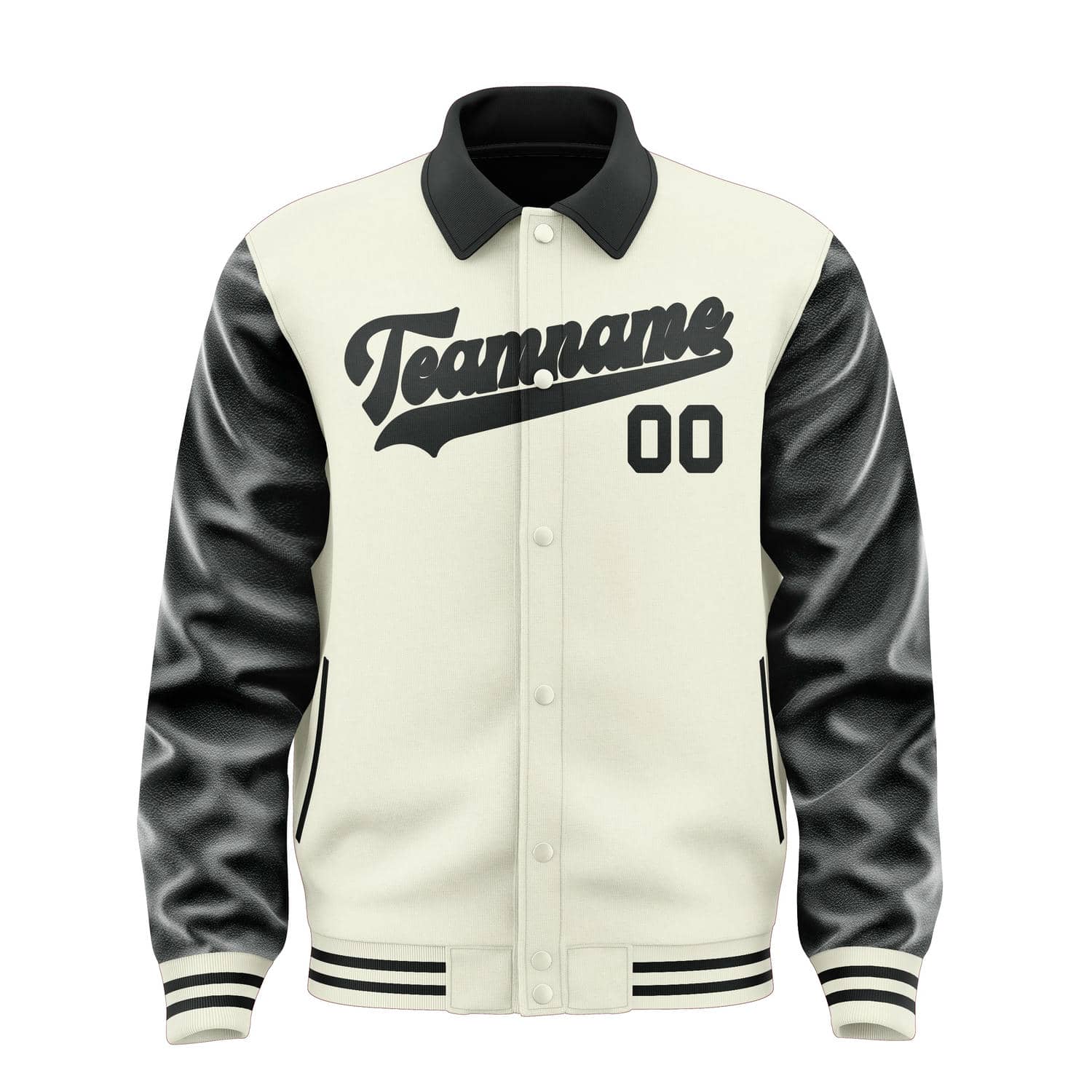 Custom Cream Black Jacket