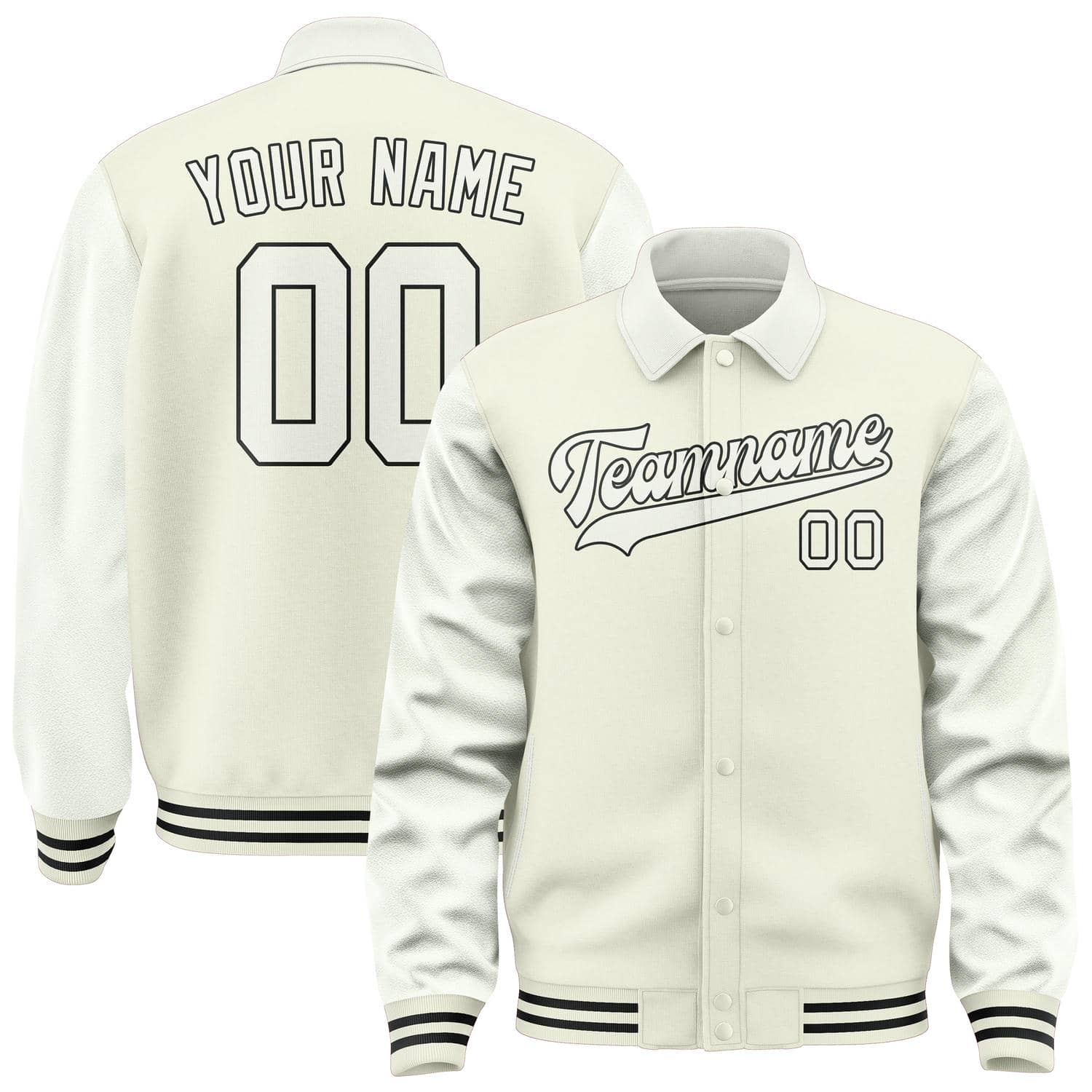 Custom Cream White Jacket
