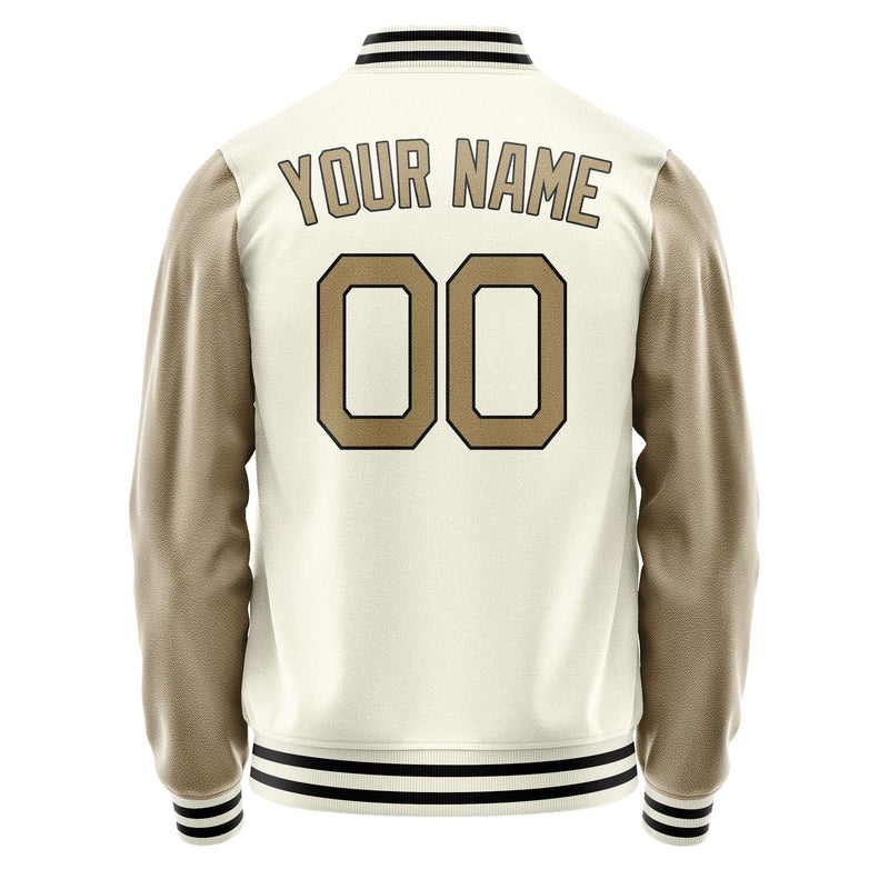 Custom Cream Light Khaki Jacket JA0303250317B21725