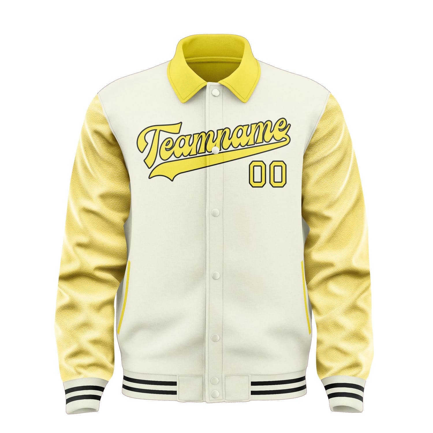 Custom Cream Light Yellow Jacket