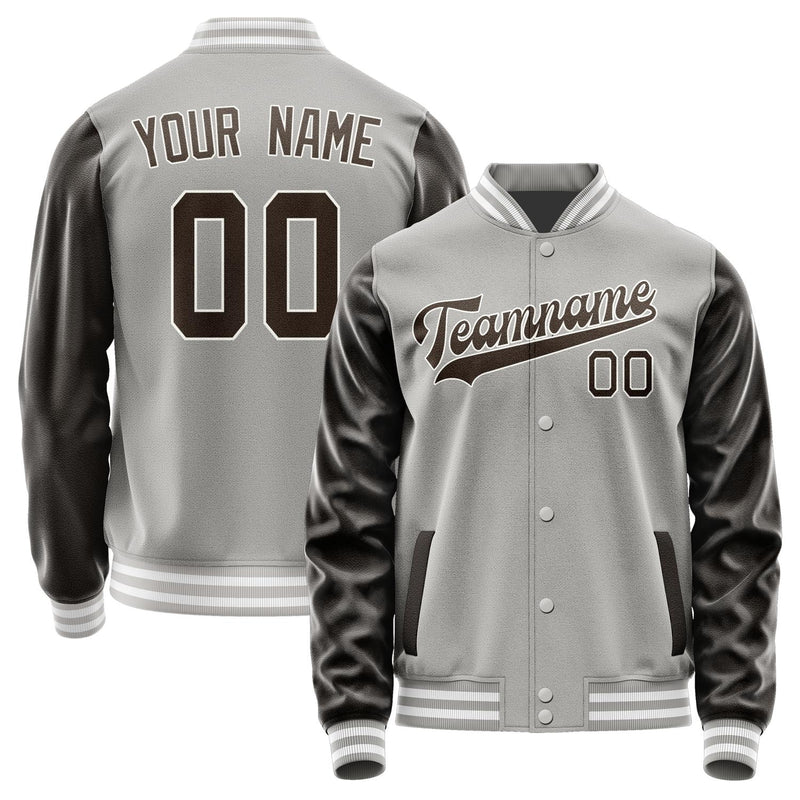 Custom Gray Brown Jacket JA0404010418B31801