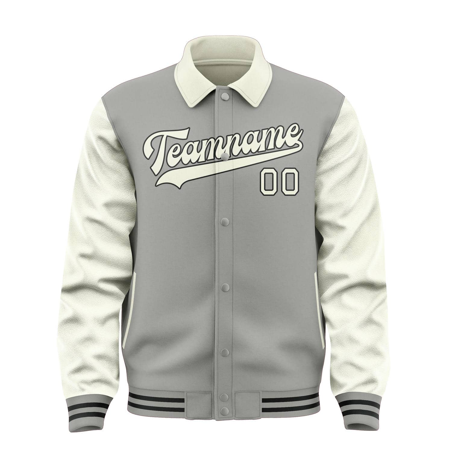 Custom Gray Cream Jacket