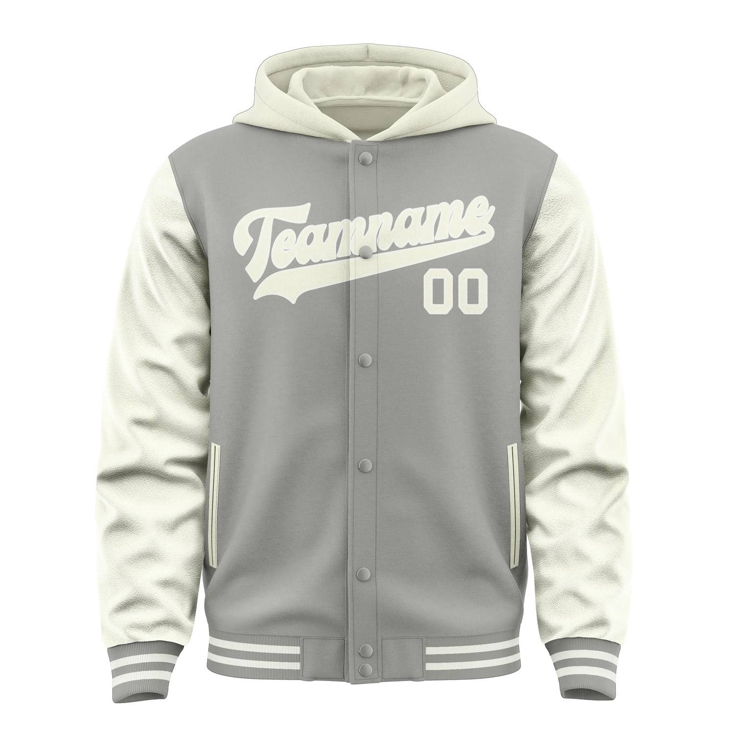 Custom Gray Cream Jacket