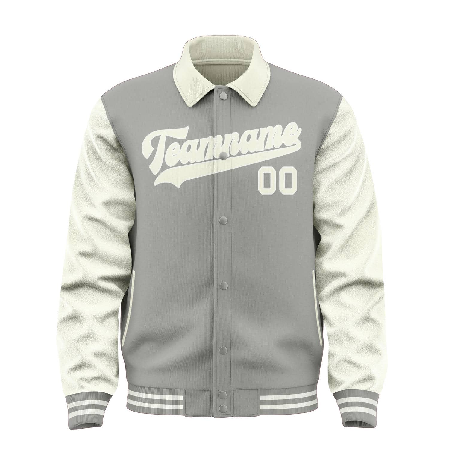 Custom Gray Cream Jacket