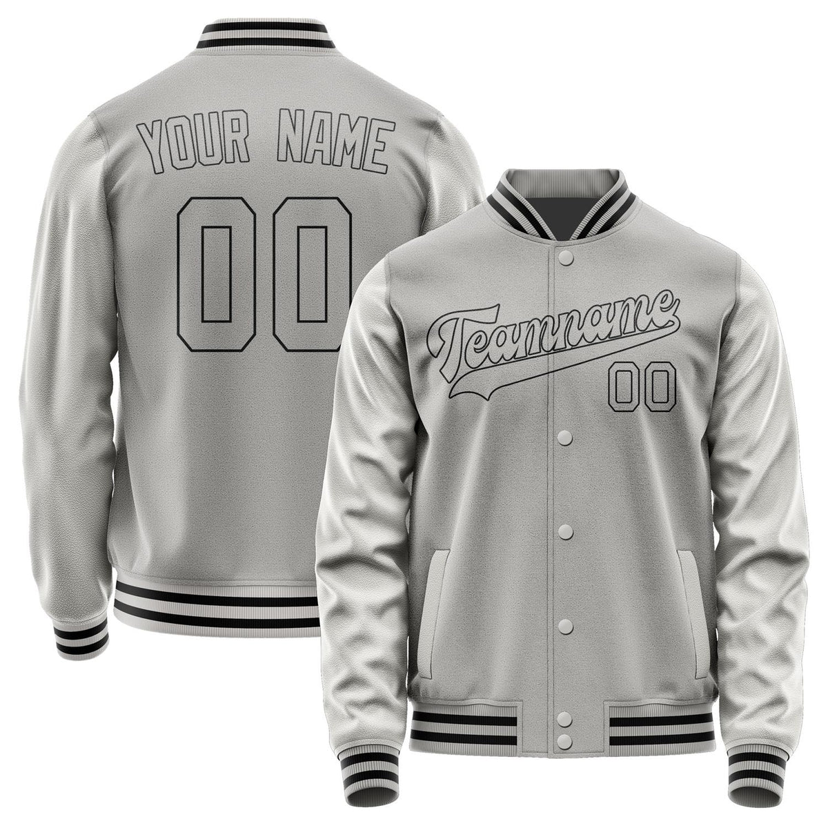 Custom Gray Gray Jacket JA0404040417B31704