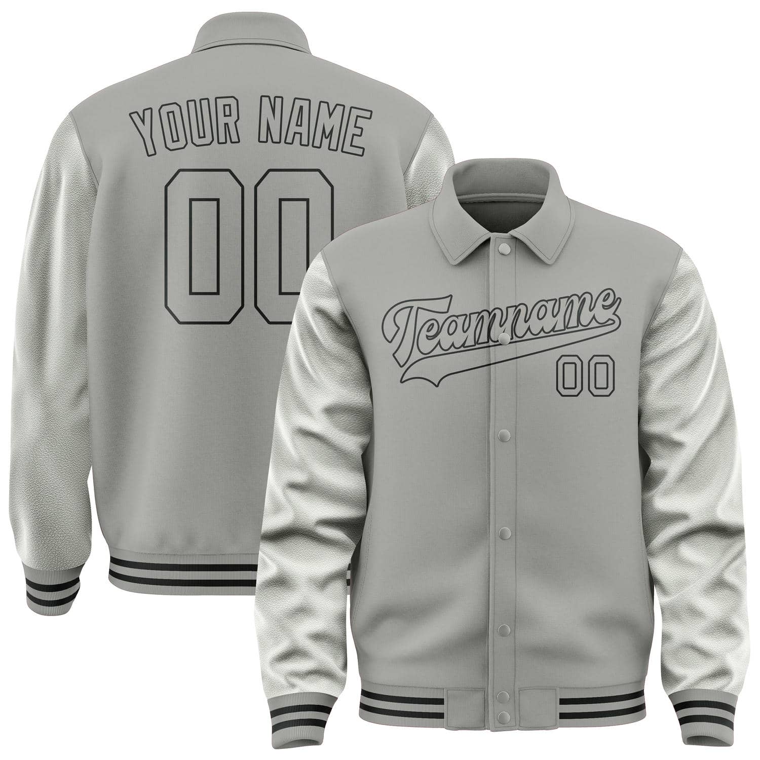 Custom Gray Gray Jacket