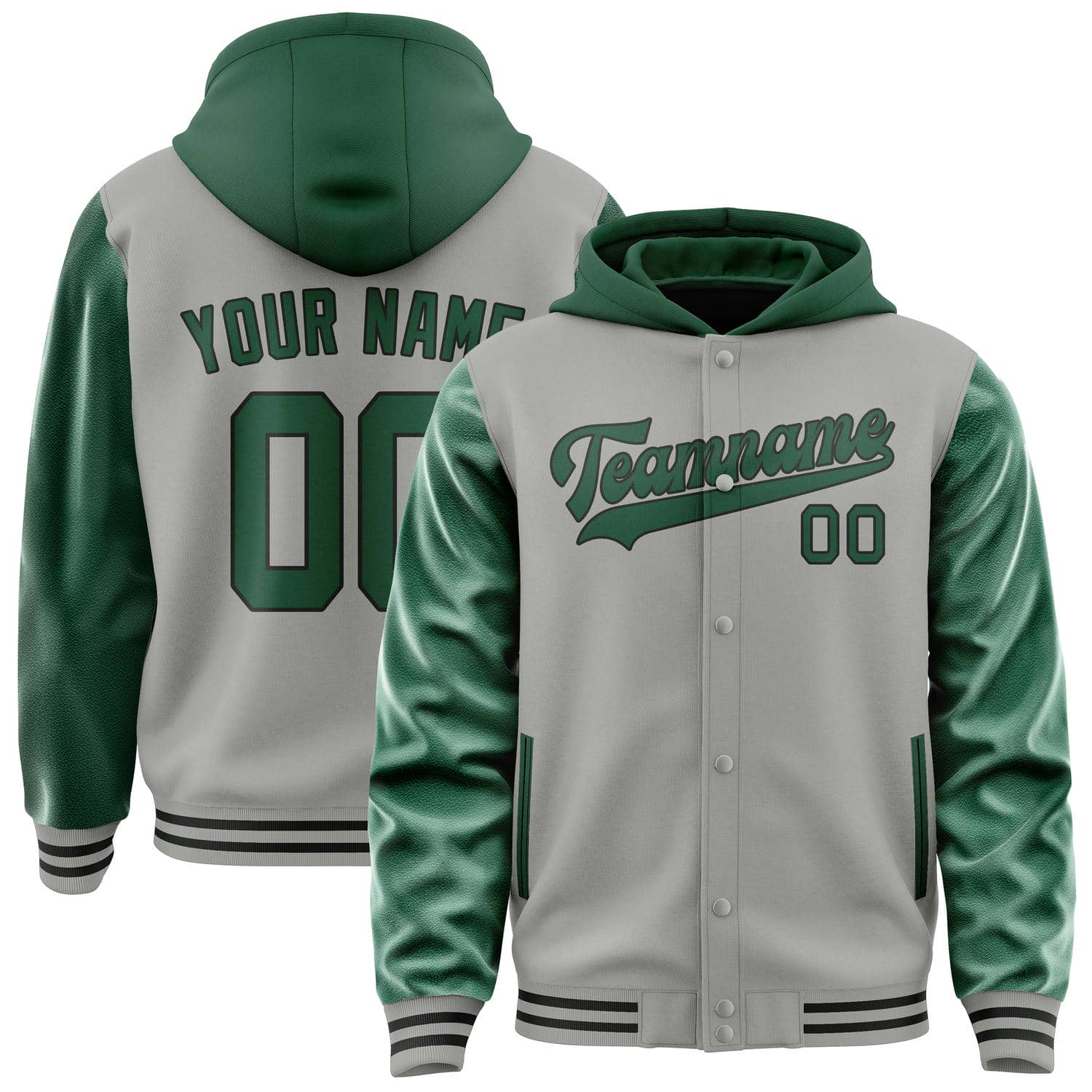 Custom Gray Green Jacket