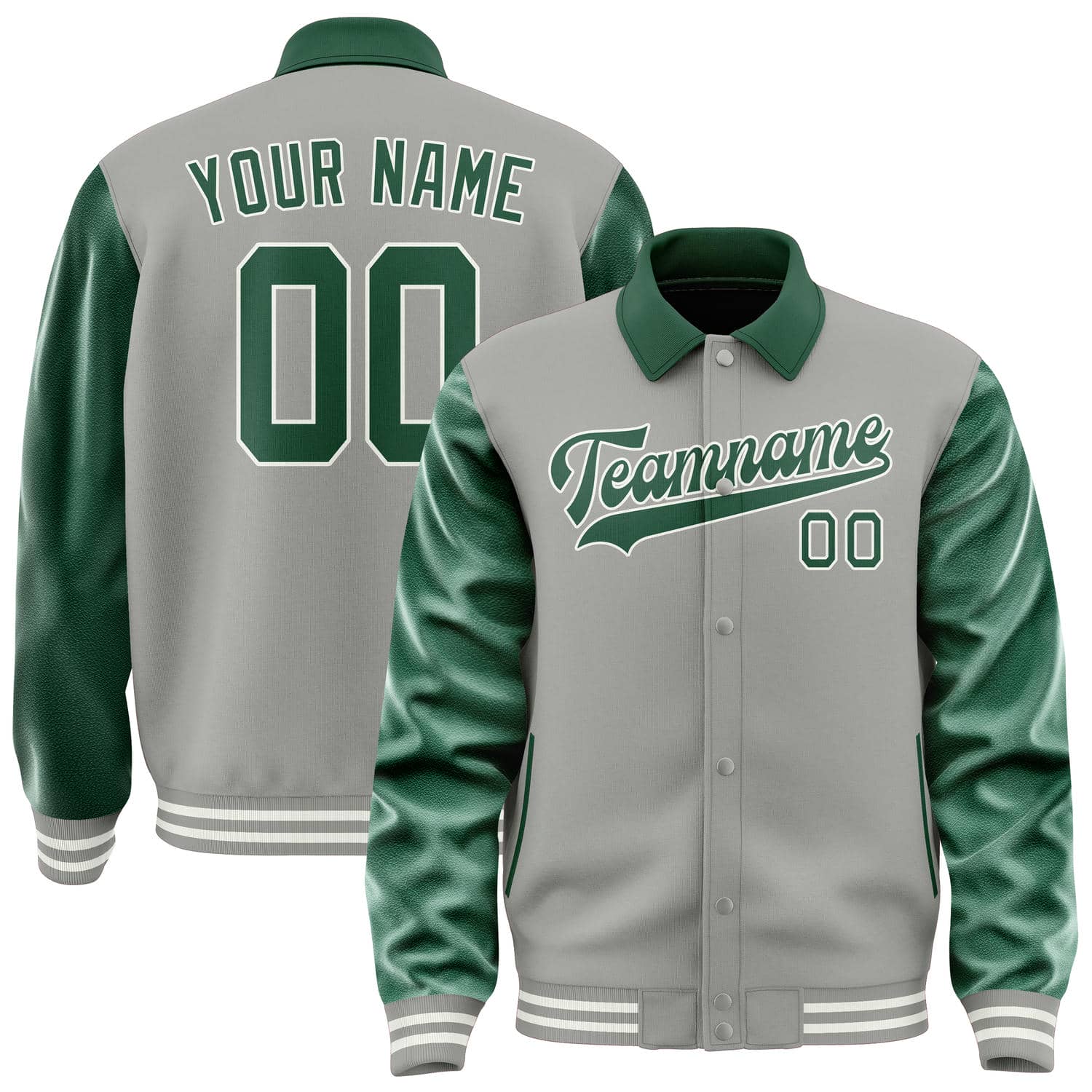 Custom Gray Green Jacket