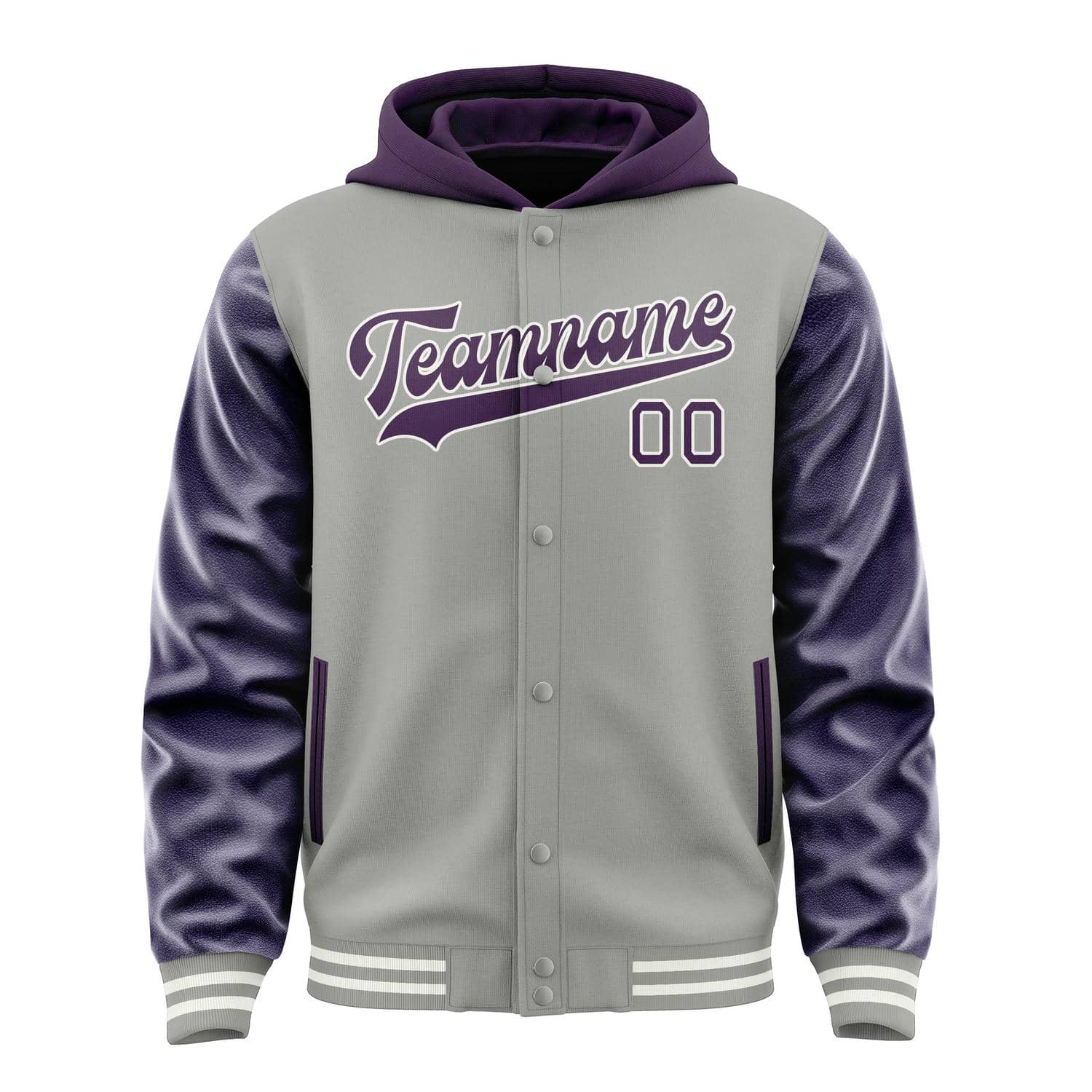 Custom Gray Purple Jacket