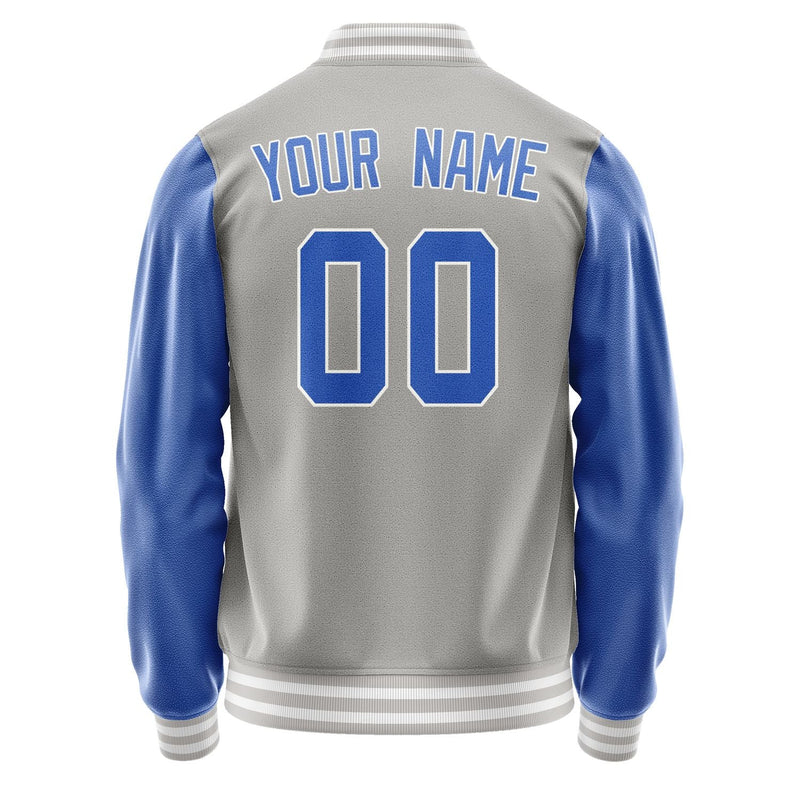 Custom Gray Sky Blue Jacket JA0404090418B31809