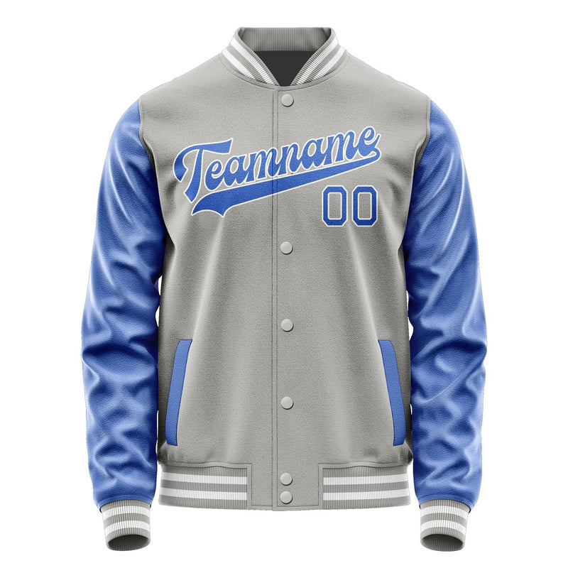 Custom Gray Sky Blue Jacket JA0404090418B31809