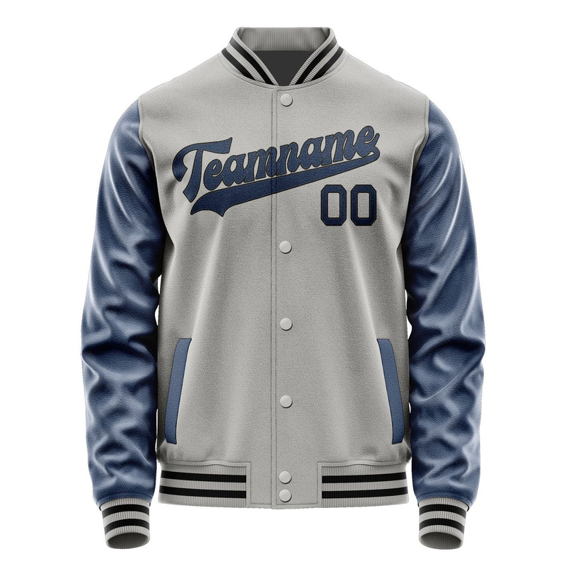 Custom Gray Blue Jacket JA0404100417B31710