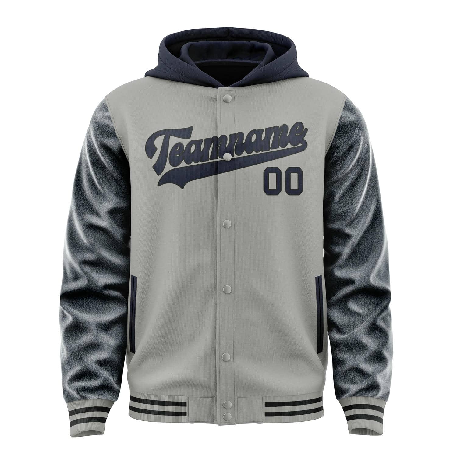 Custom Gray Navy Jacket
