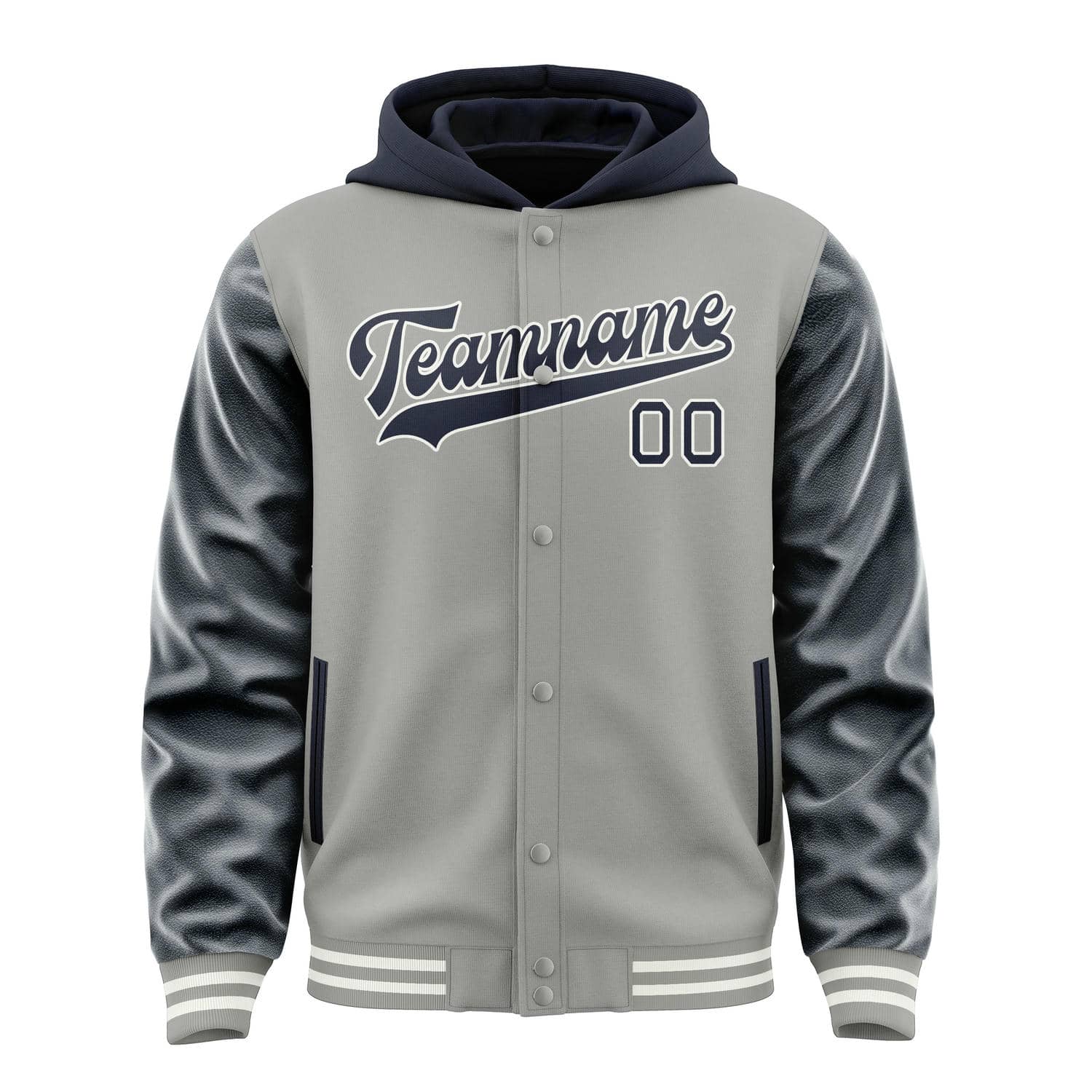 Custom Gray Navy Jacket