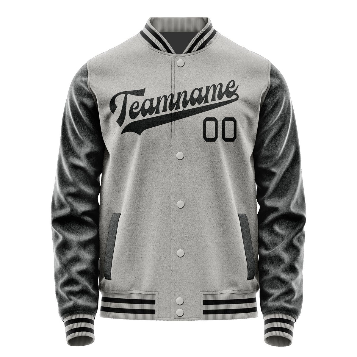 Custom Gray Black Jacket JA0404170417B31717