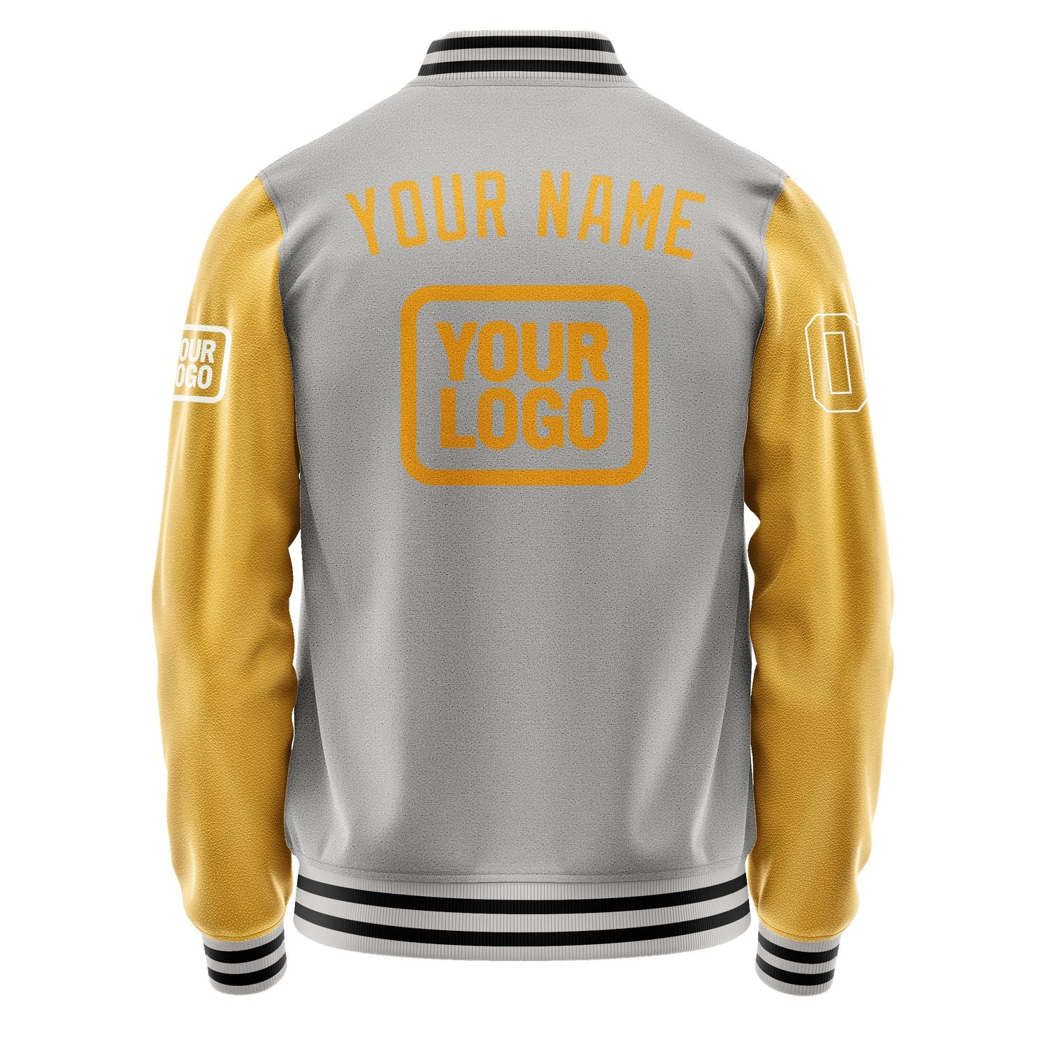 Custom Gray Yellow Jacket JA040419041718191918