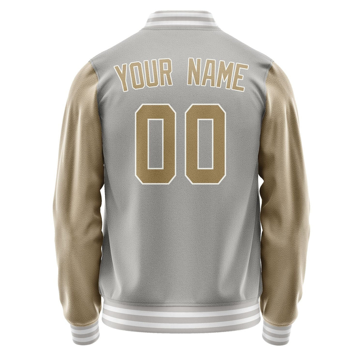 Custom Gray Light Khaki Jacket JA0404250418B31825