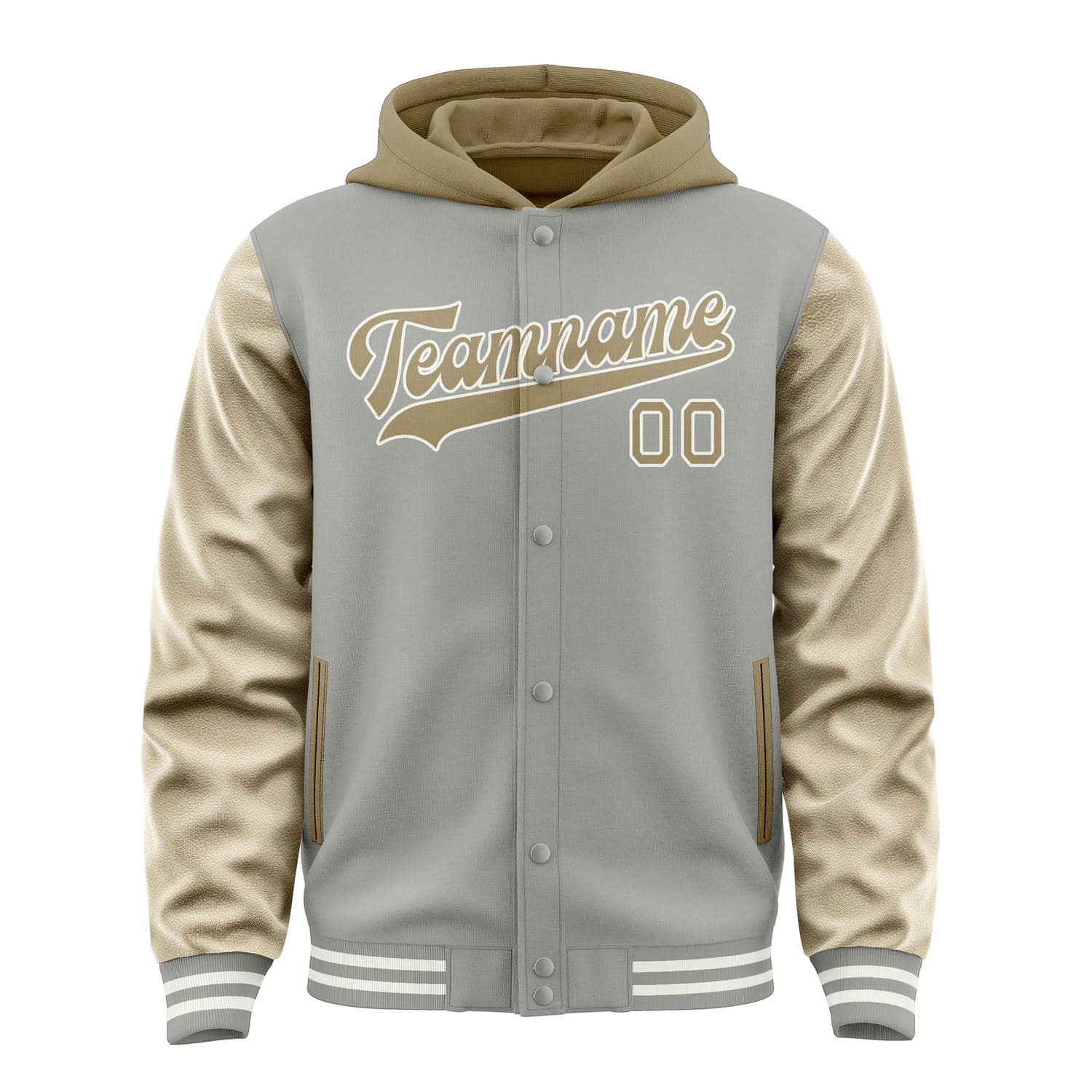 Custom Gray Light Khaki Jacket