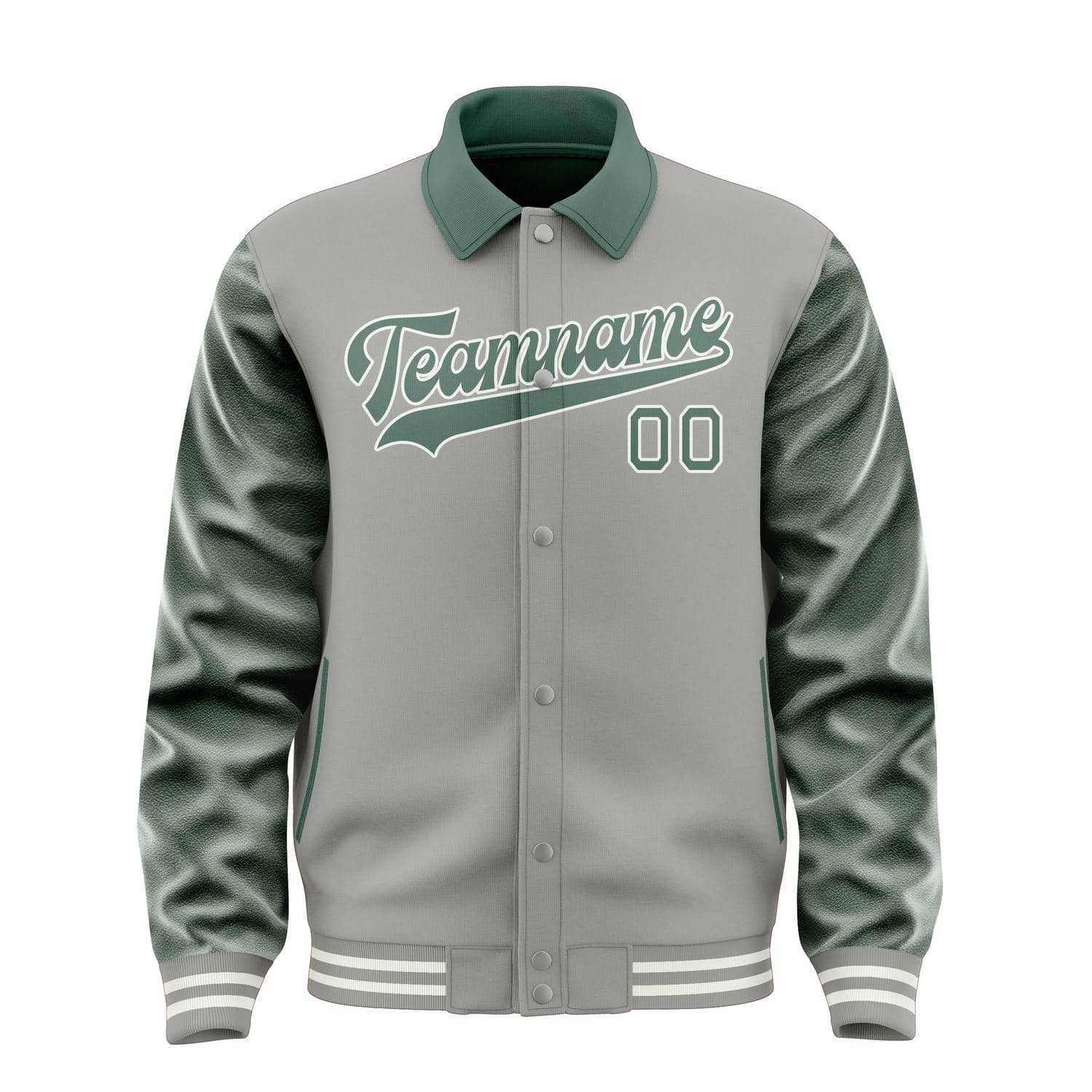 Custom Gray Blue Green Jacket
