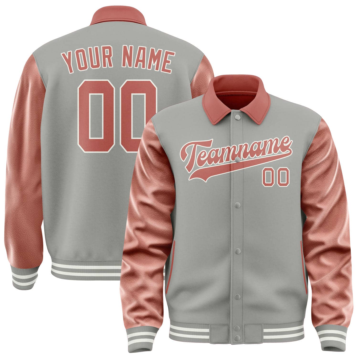 Custom Gray Copper Rose Jacket