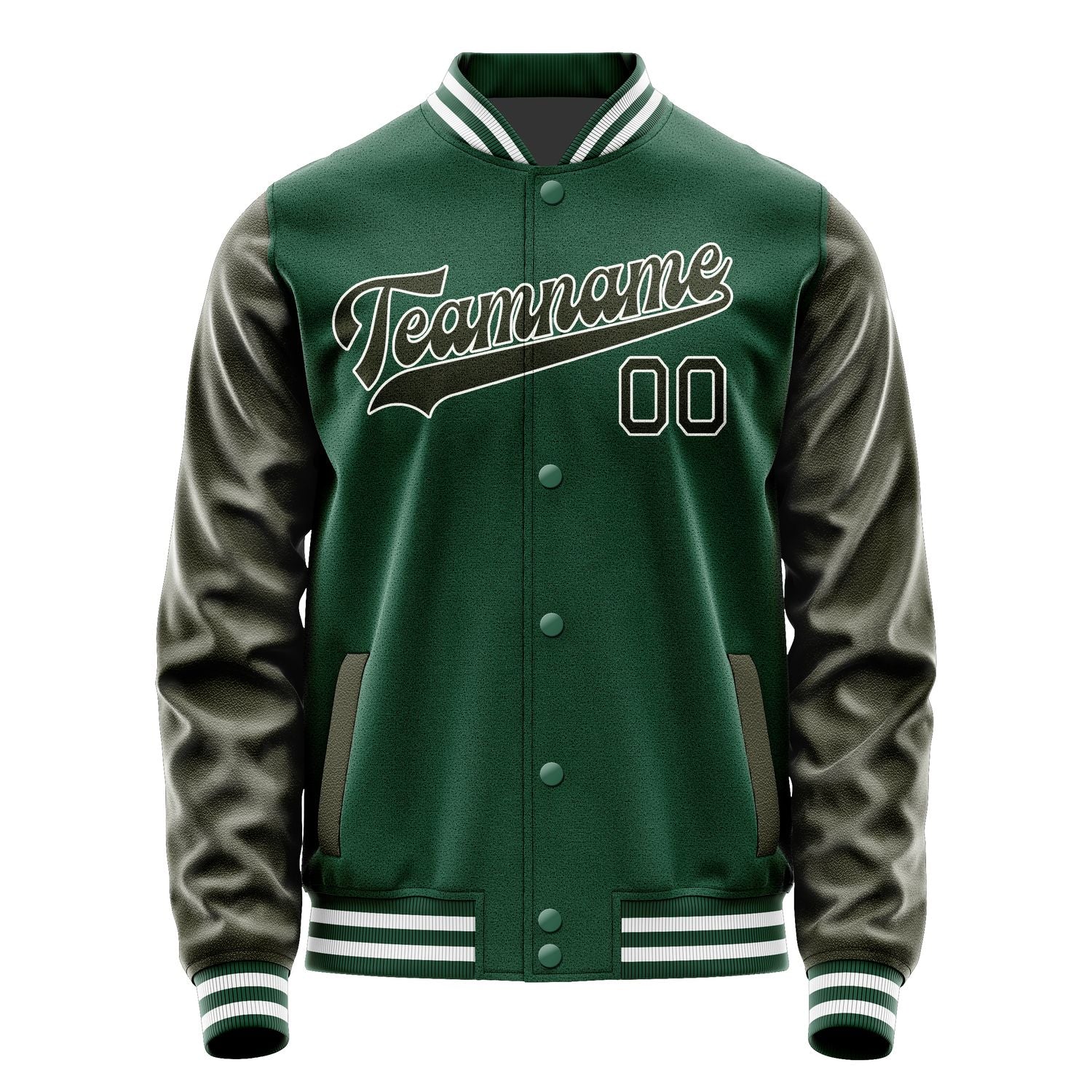 Custom Green Olive Jacket JA0505020518B31802