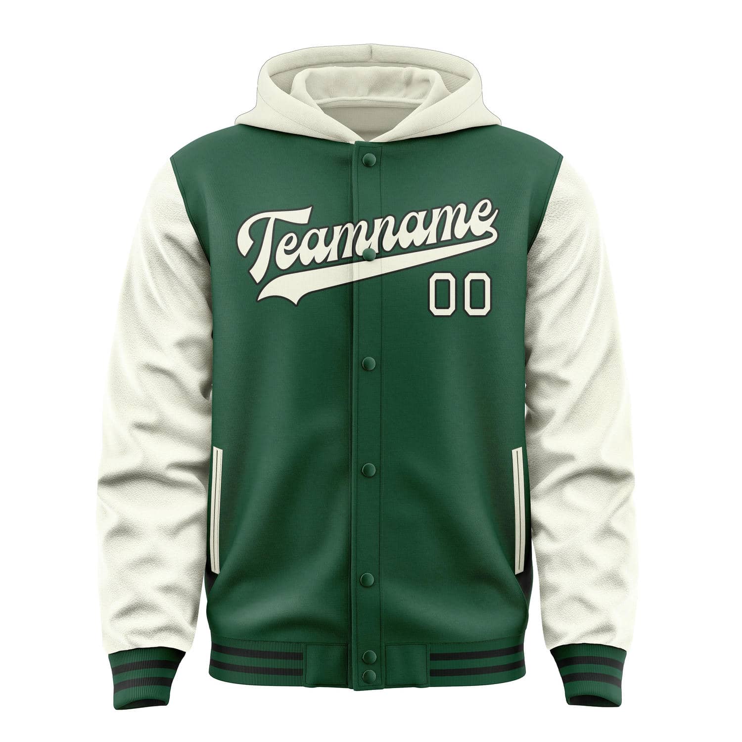 Custom Green Cream Jacket