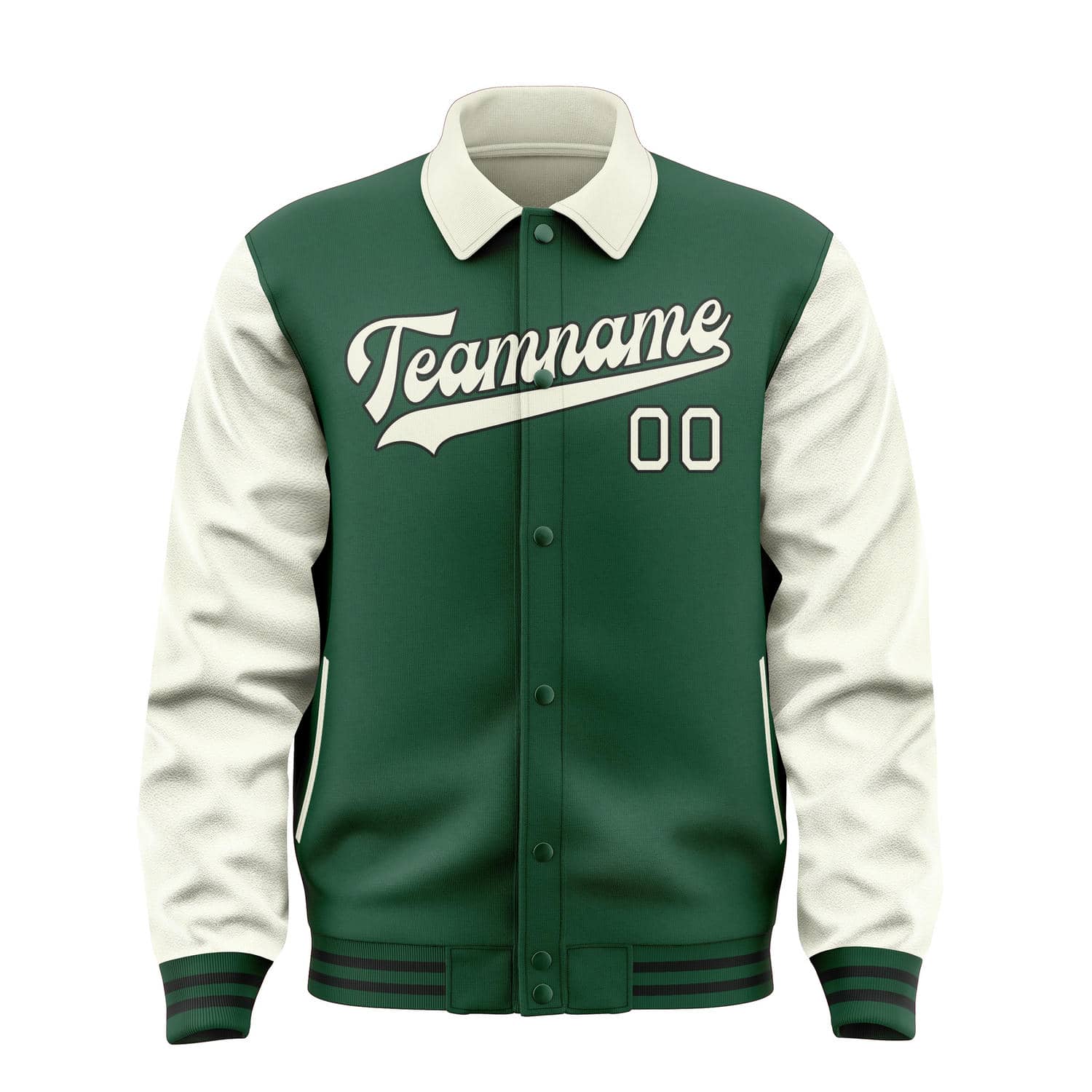 Custom Green Cream Jacket