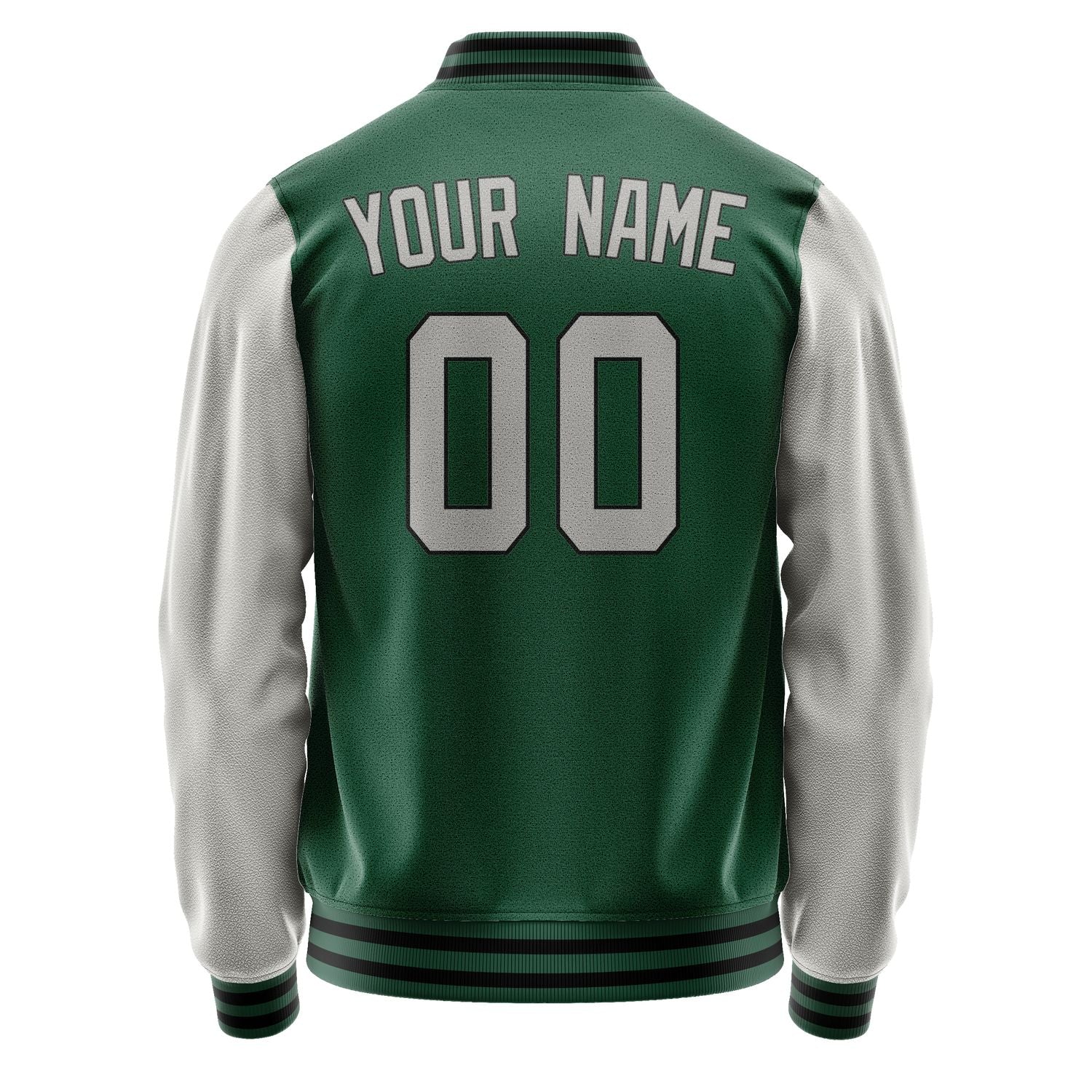 Custom Green Gray Jacket JA0505040517B31704