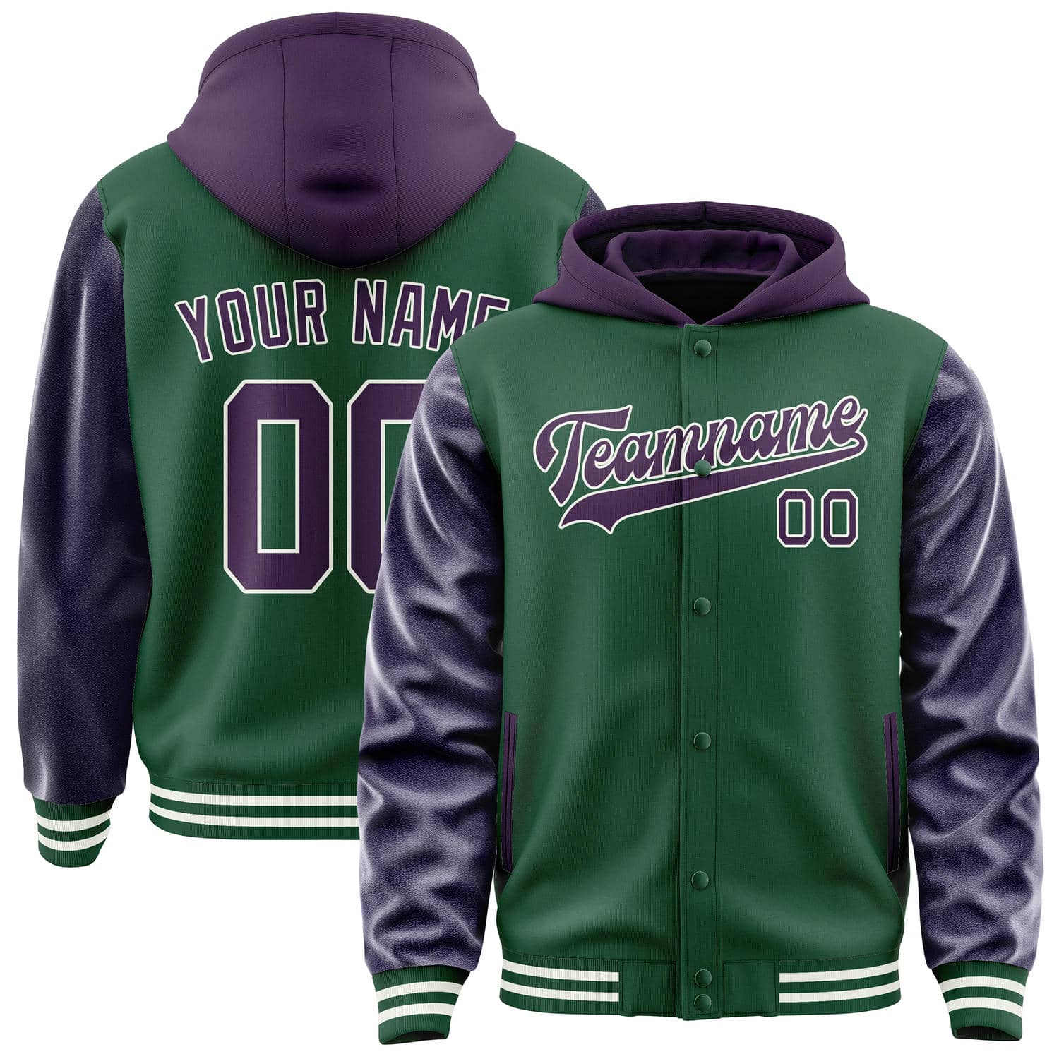 Custom Green Purple Jacket