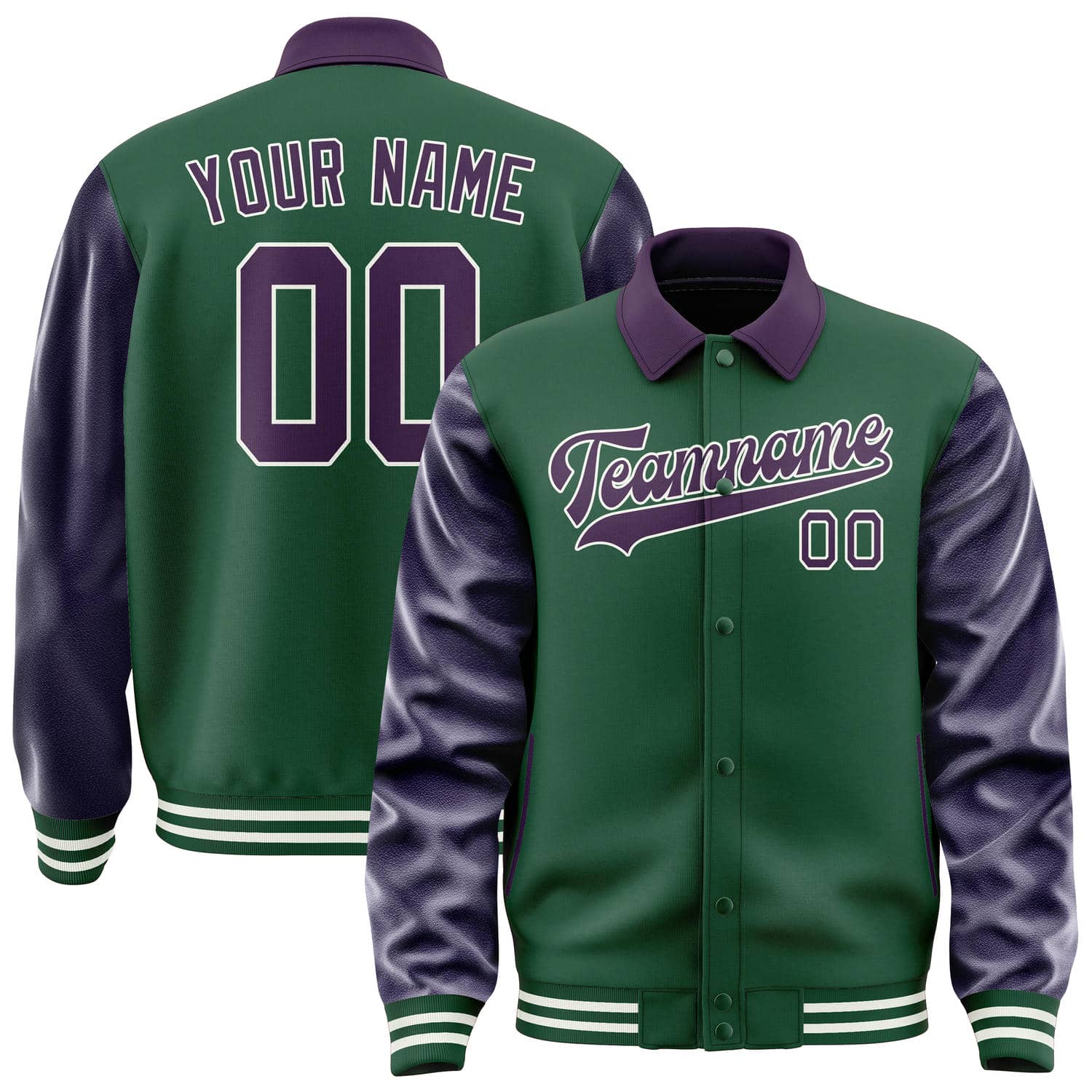 Custom Green Purple Jacket