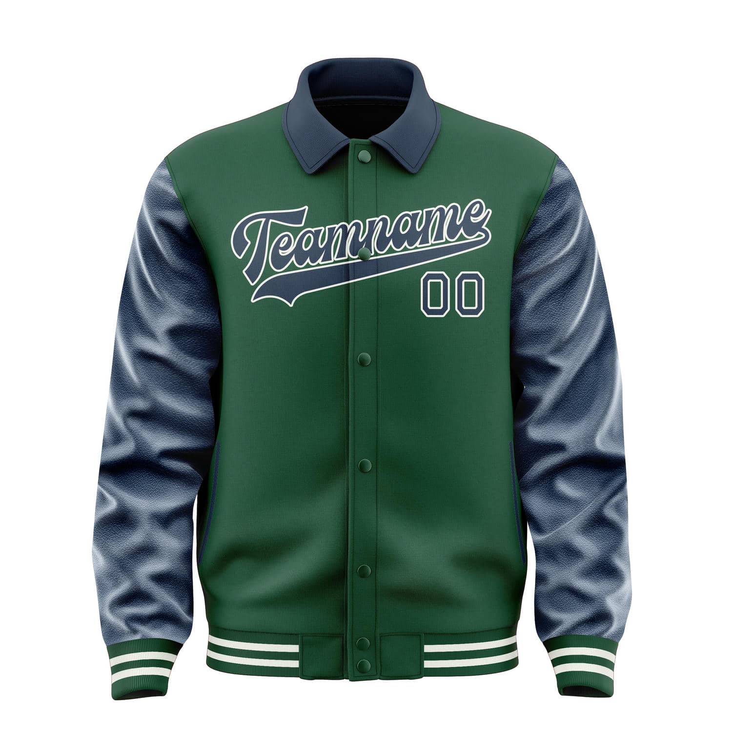 Custom Green Blue Jacket