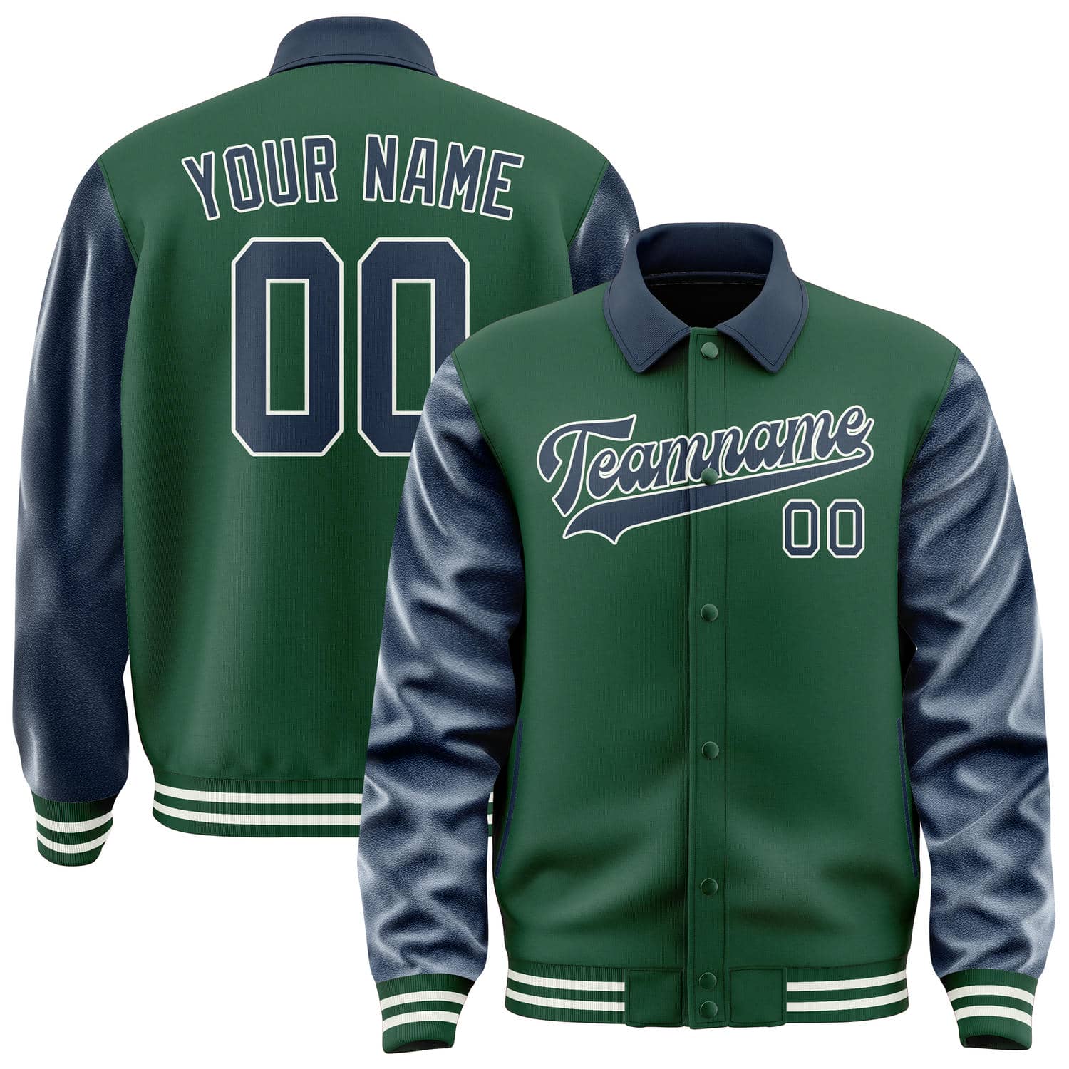 Custom Green Blue Jacket