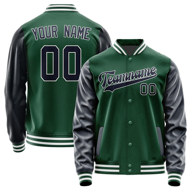 Custom Green Navy Jacket JA0505110518B31811