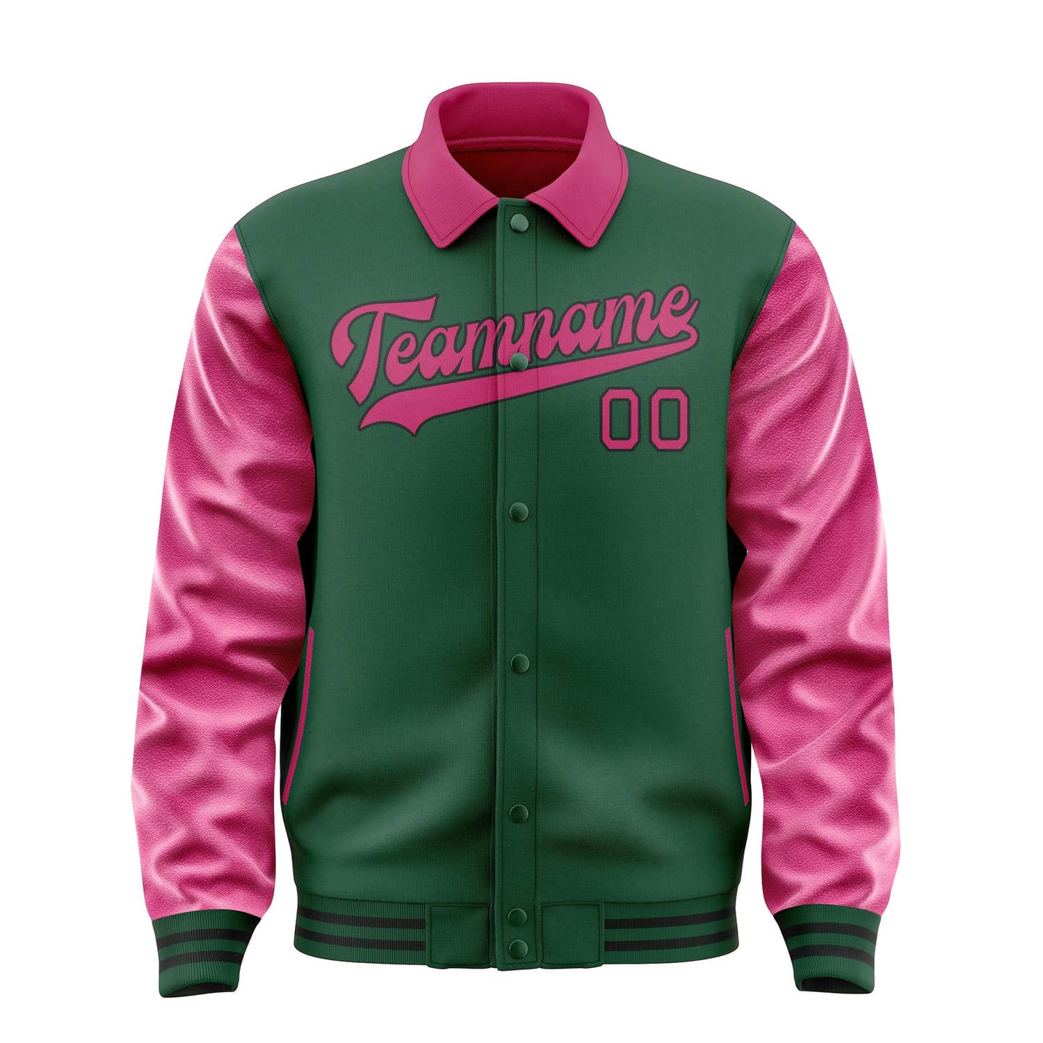 Custom Green Pink Jacket