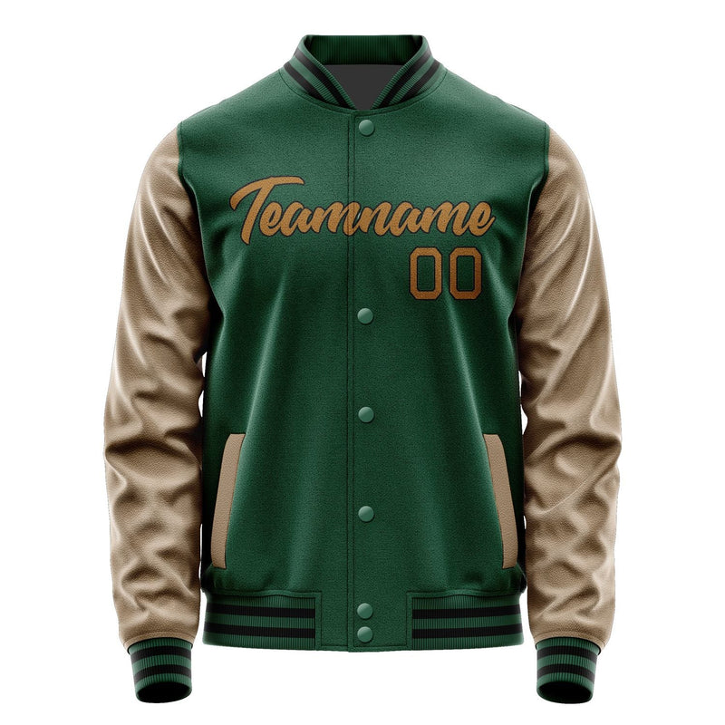 Custom Green Khaki Jacket JA0505220517B21722