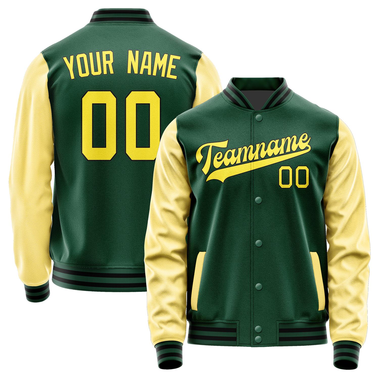 Custom Green Light Yellow Jacket JA0505260517B31726