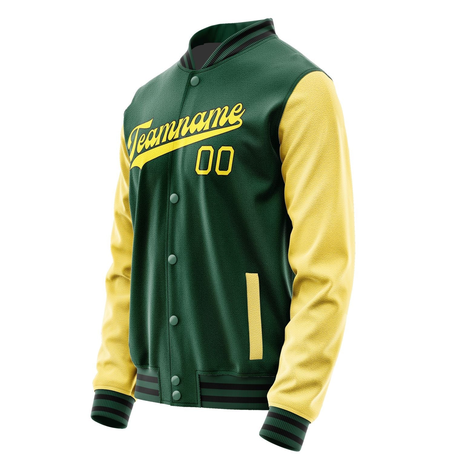 Custom Green Light Yellow Jacket JA0505260517B31726