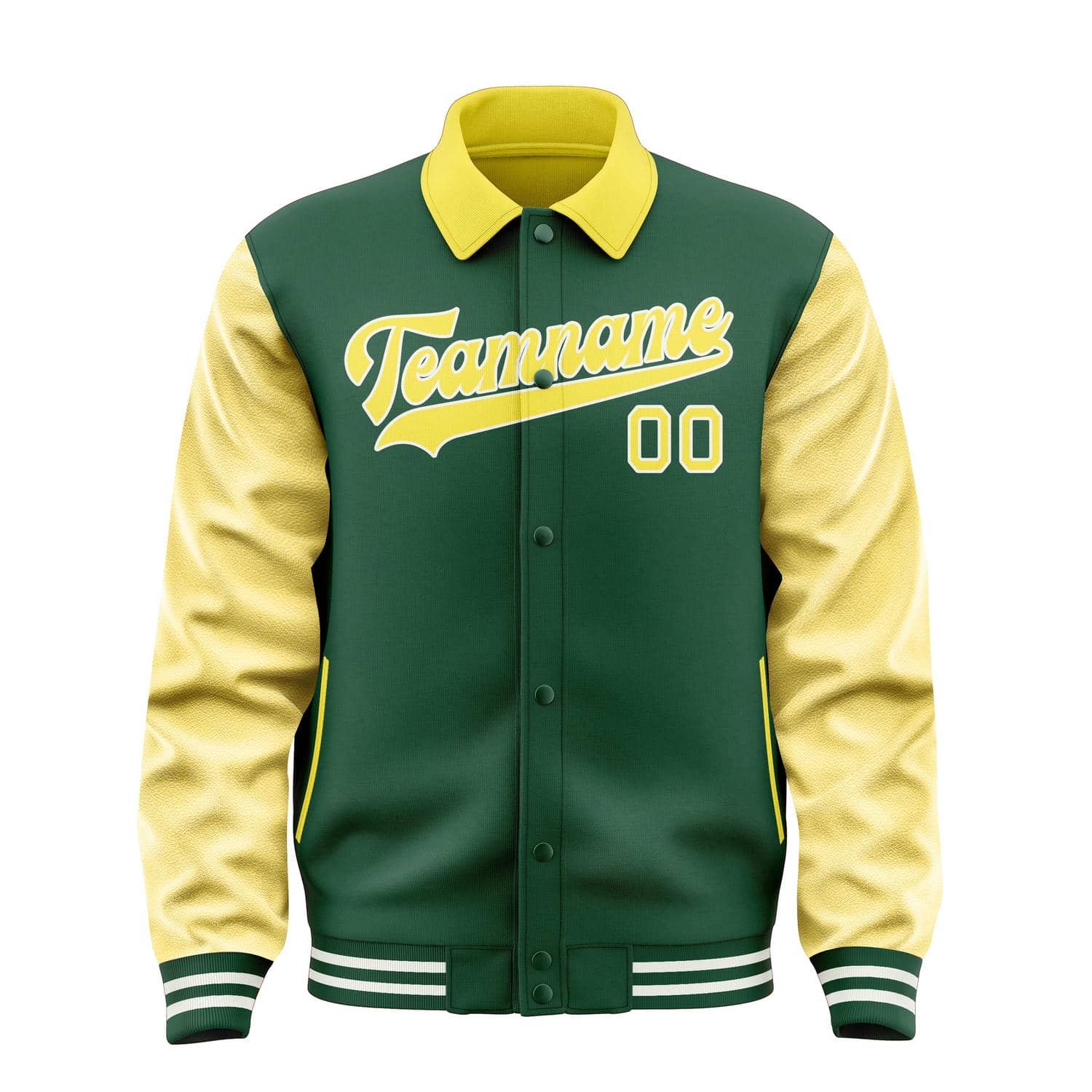 Custom Green Light Yellow Jacket