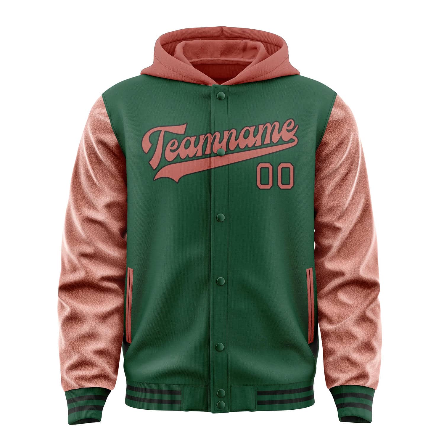 Custom Green Copper Rose Jacket