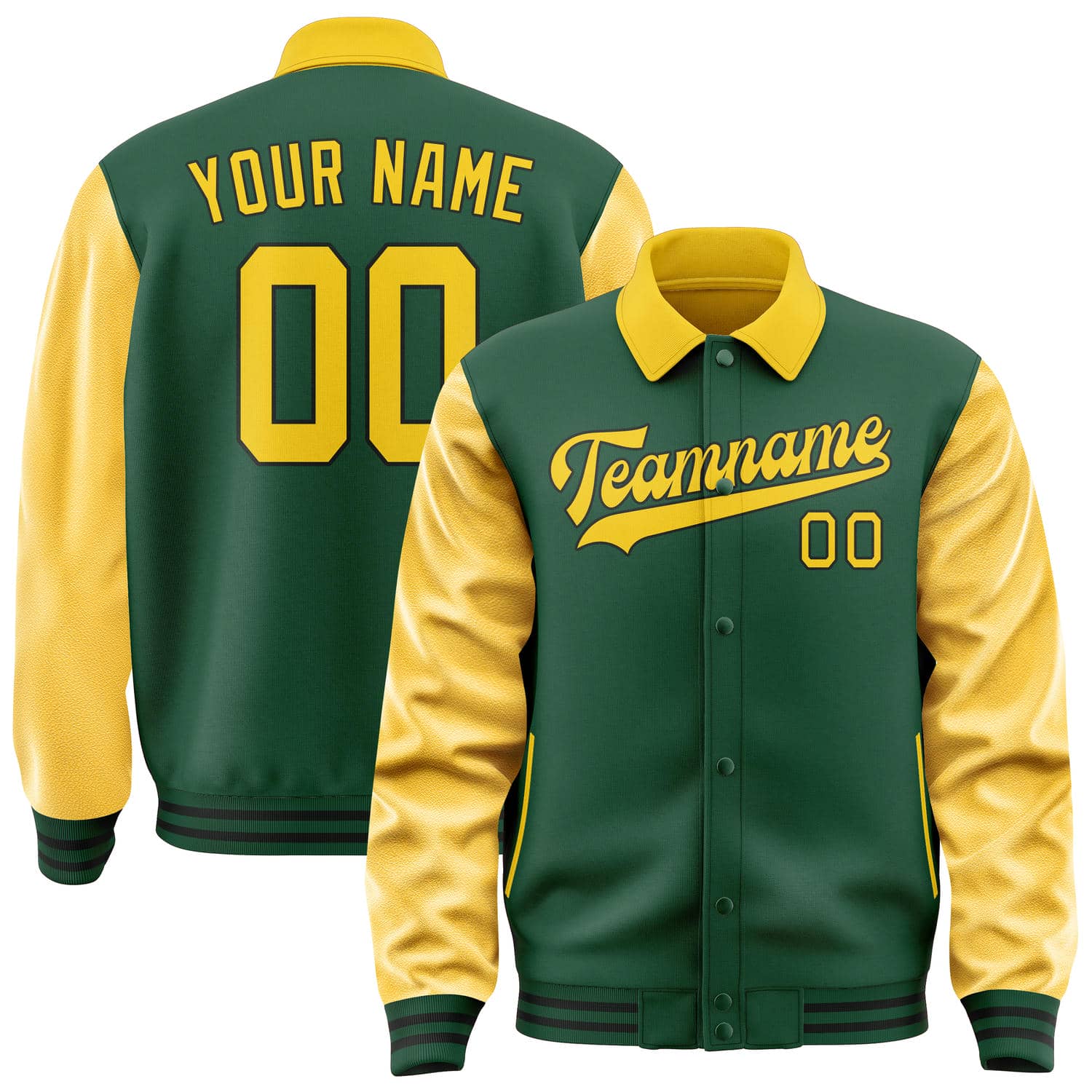 Custom Green Gold Jacket