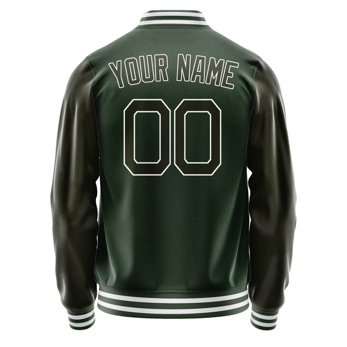 Custom Dark Green Olive Jacket JA0606020618B21802
