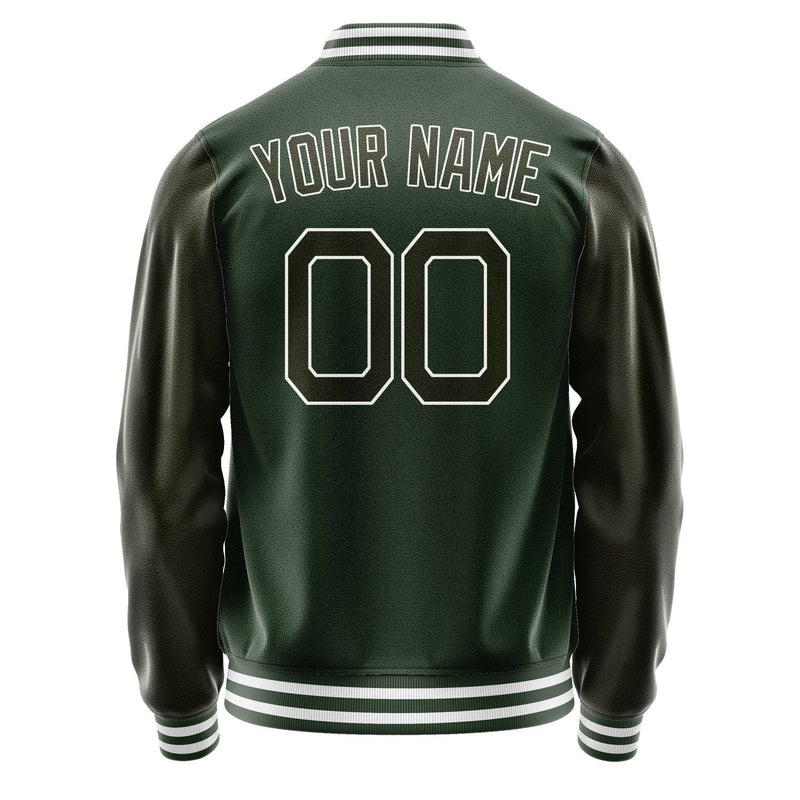 Custom Dark Green Olive Jacket JA0606020618B21802