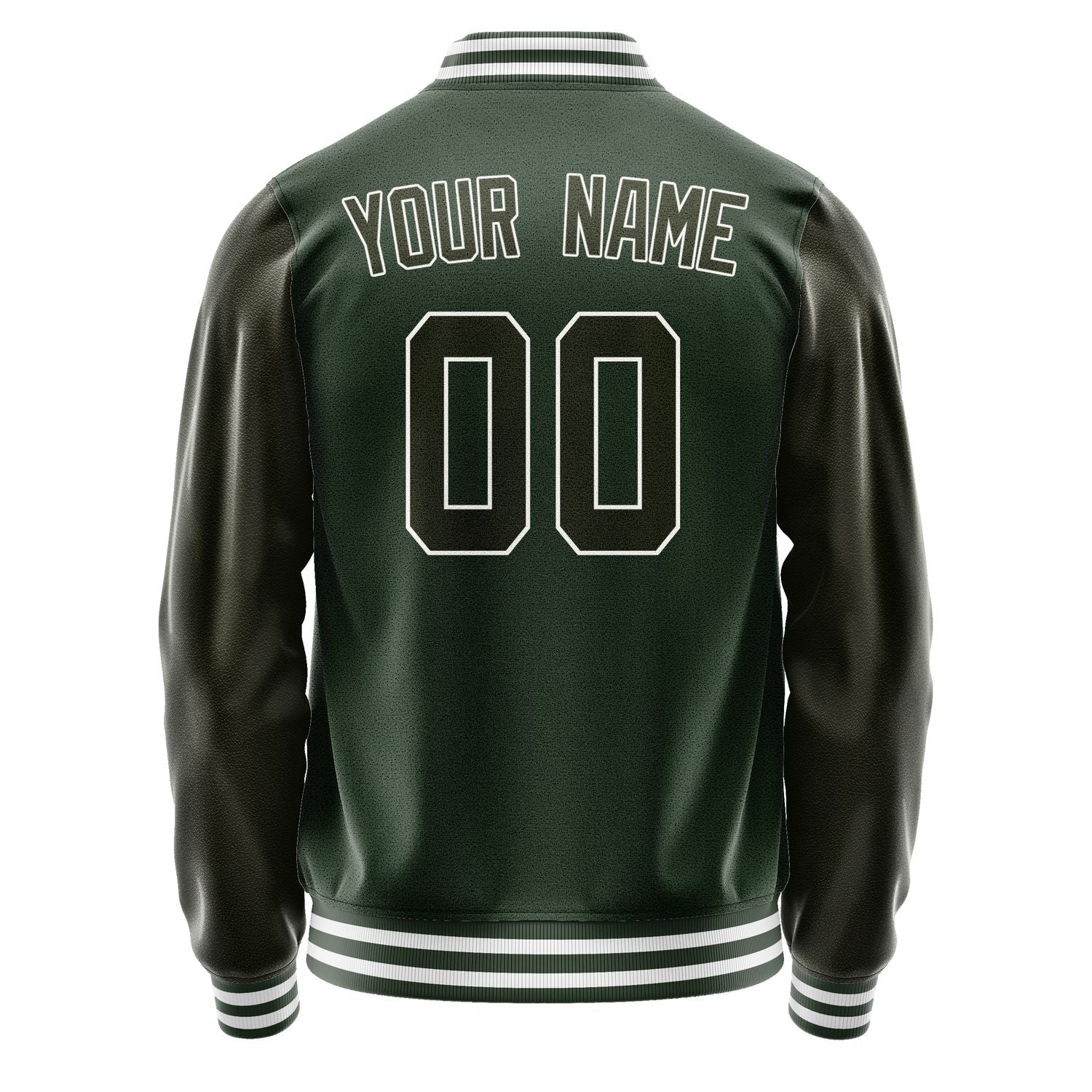 Custom Dark Green Olive Jacket JA0606020618B31802