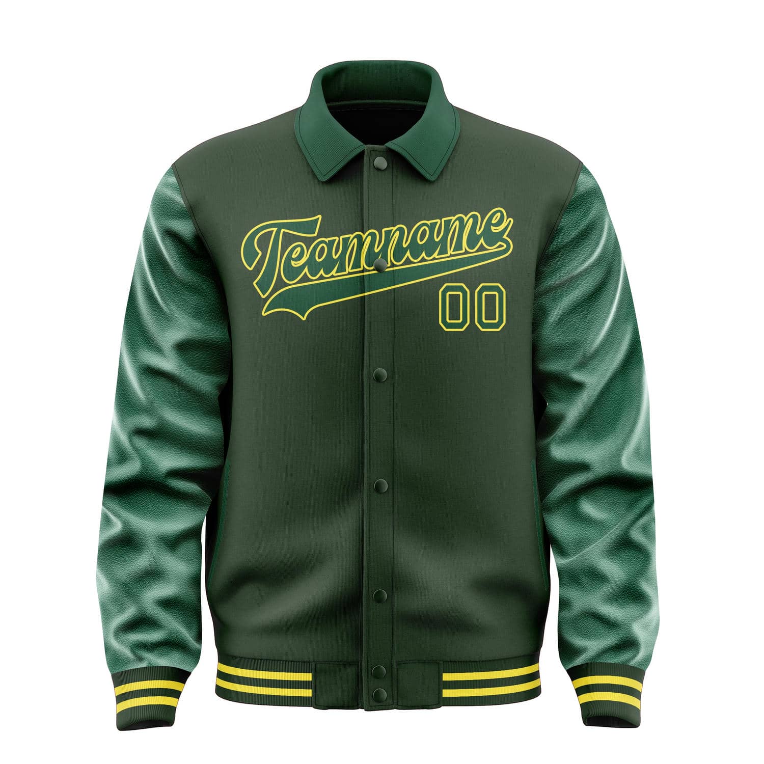 Custom Dark Green Green Jacket