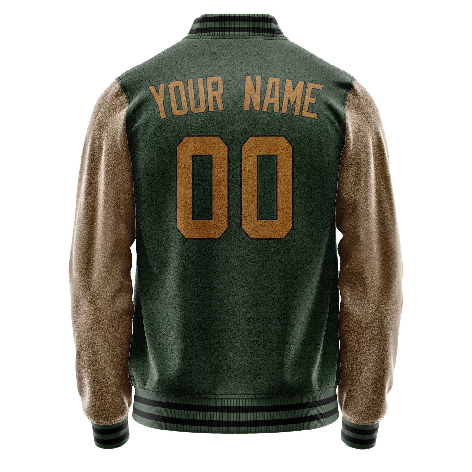 Custom Dark Green Khaki Jacket JA0606220617B31722
