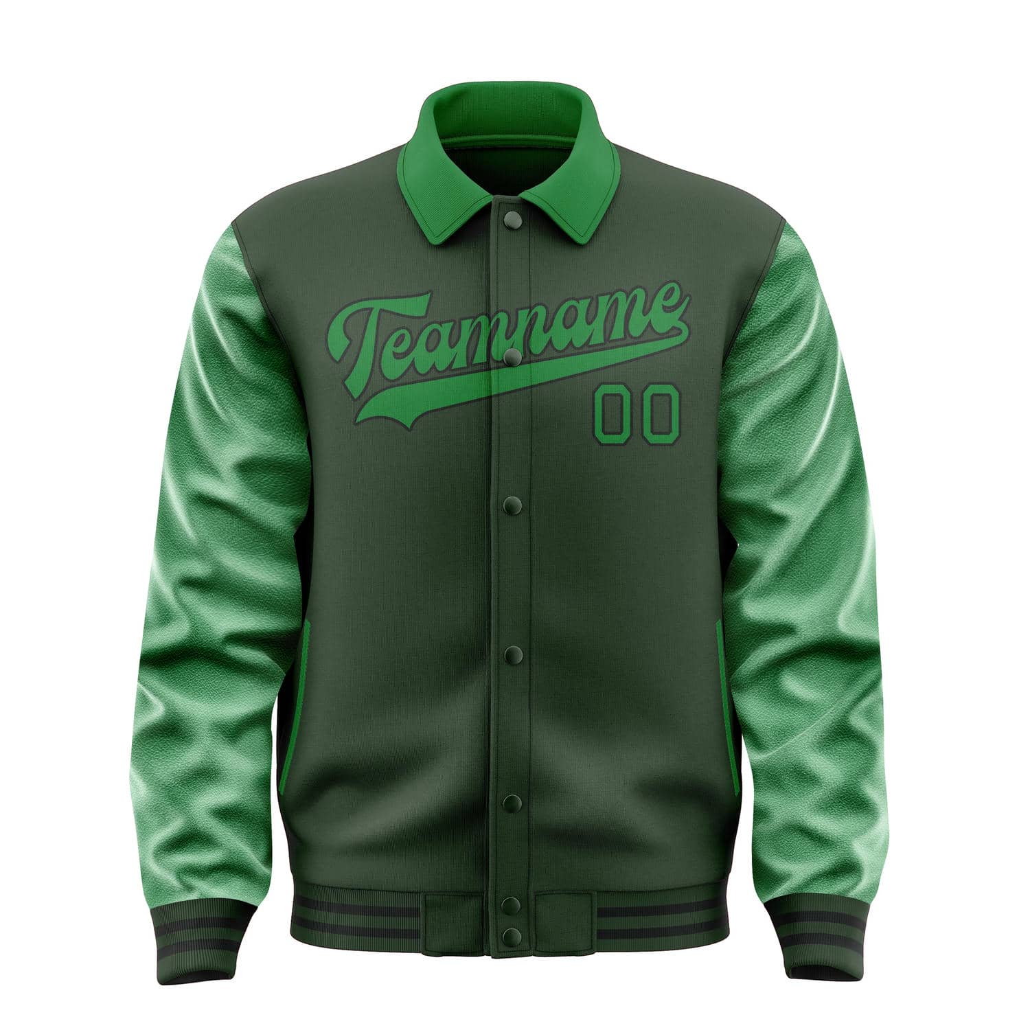 Custom Dark Green Emerald Green Jacket
